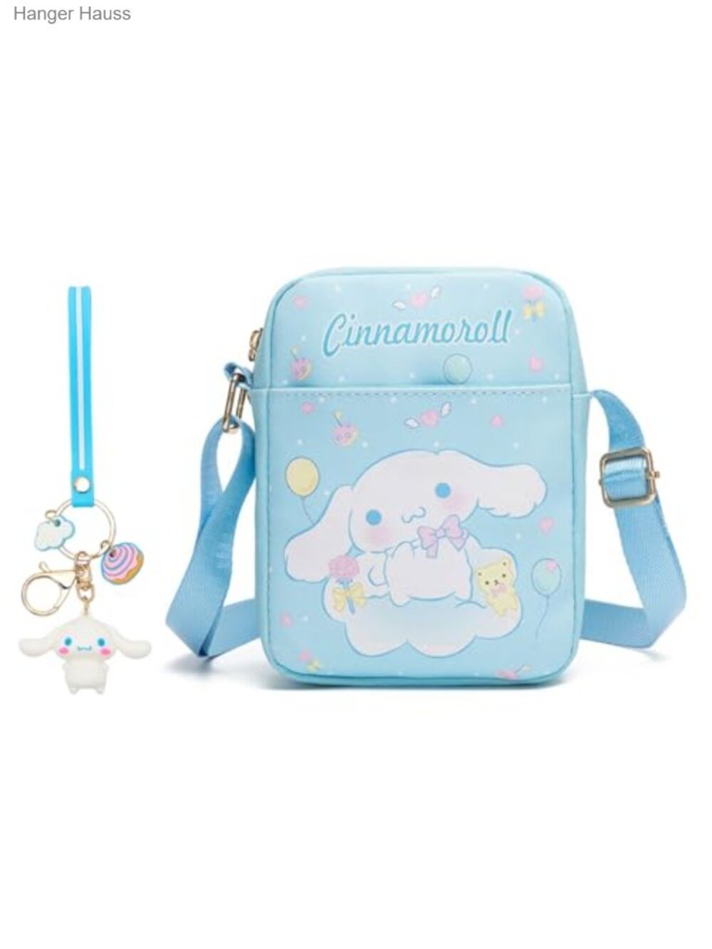 2 Pack Cute Mini Crossbody Bag PU Leather Cartoon Coin Purse Adjustable